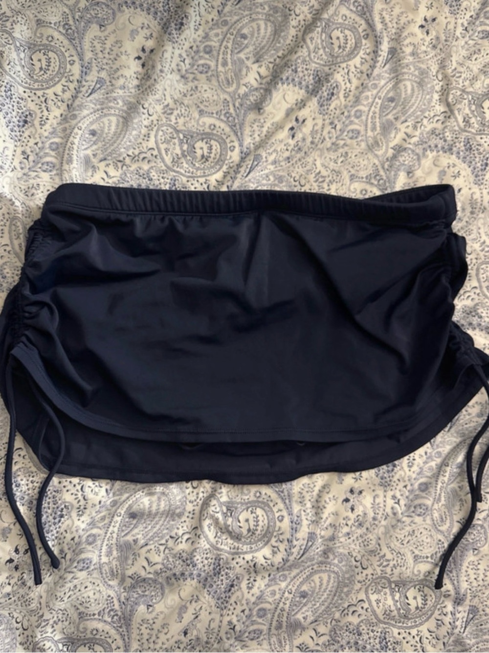 Navy Swim Skirt Bottoms